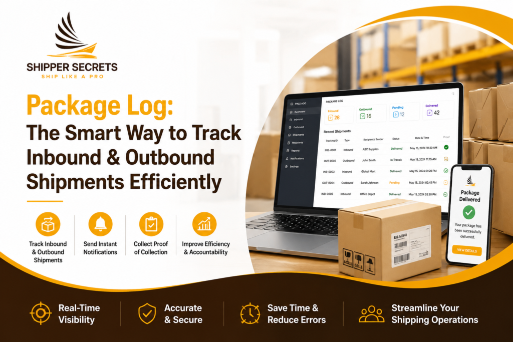 Smart Way to Track Inbound & Outbound Shipments