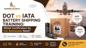 DOT vs IATA Battery Shipping Training