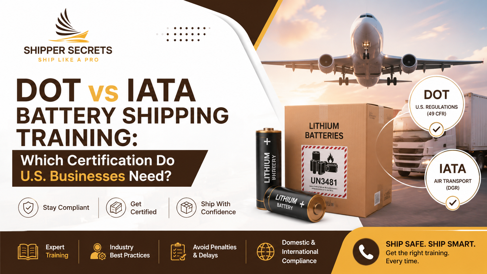 DOT vs IATA Battery Shipping Training