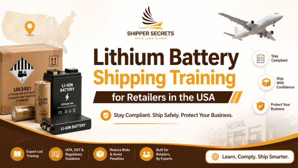 Lithium Battery Shipping Training for Retailers