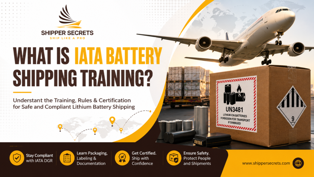 What is IATA Battery Shipping Training?