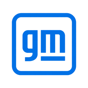 Blue GM Monogram Logo
