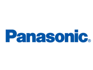 Panasonic Blue Wordmark on Transparency